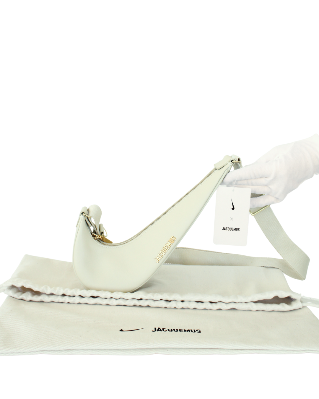 Jacquemus × Nike Le Sac Swoosh Ivory Cream - Imagen 6