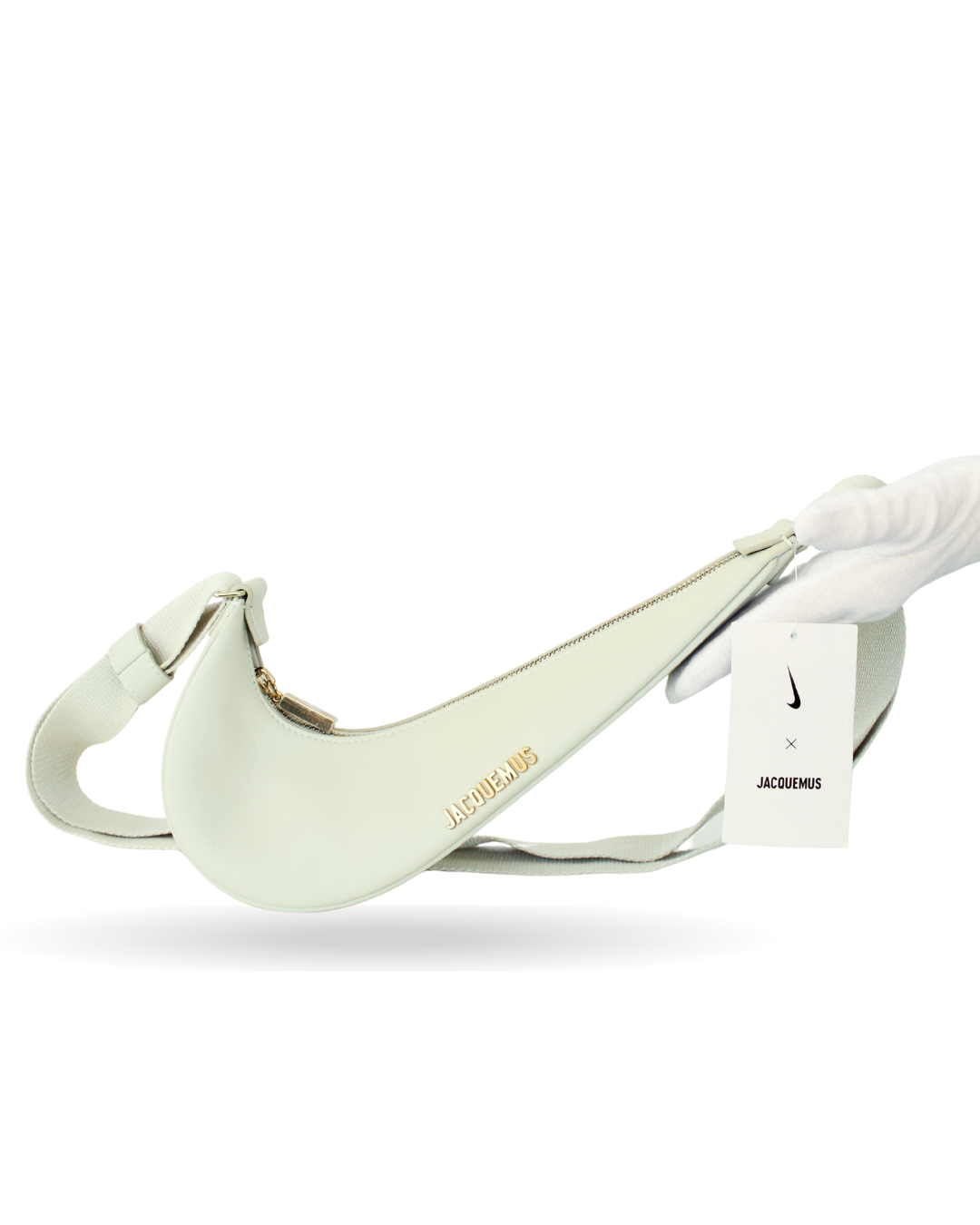 Jacquemus × Nike Le Sac Swoosh Ivory Cream - Imagen 2