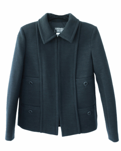 CHANEL Uniform Blazer Negro de Distribución Limitada