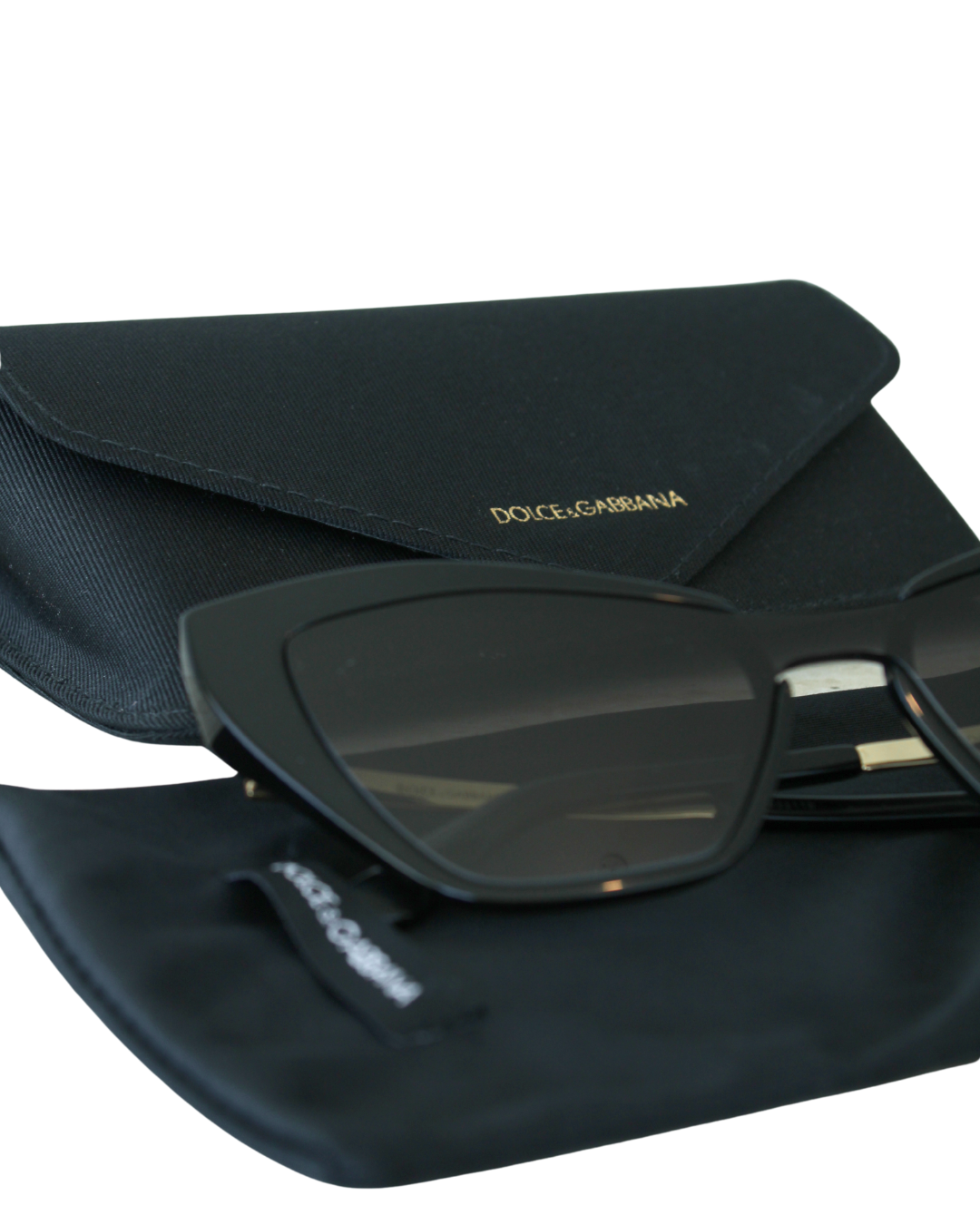 Dolce & Gabbana Lentes Cat-Eye Negros - Imagen 4