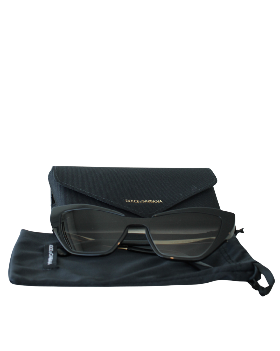 Dolce & Gabbana Lentes Cat-Eye Negros - Imagen 5