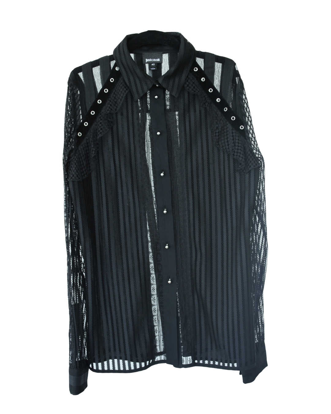 Just Cavalli Blusa Transparente